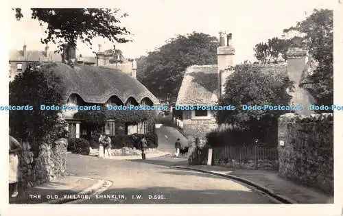 R531907 I W Shanklin The Old Village G Dean Bay Serie RP 1959