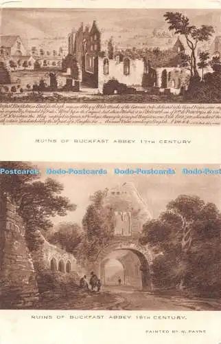 R530132 Ruinen der Buckfast Abbey 18. Jahrhundert W Payne The R A P Multi View