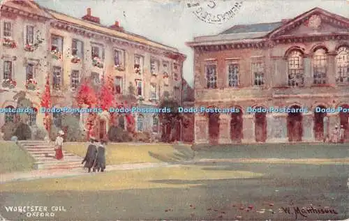 R537951 Worcester Coll Oxford W Matthison E Cross P R P C 1907