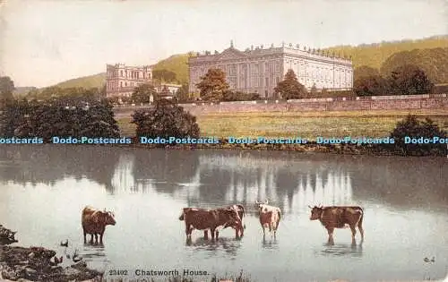 R531916 Chatsworth House Photochrom