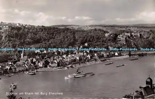 R531929 St Goar am Rhein mit Burg Rheinfels Jahre Cramers Agfa