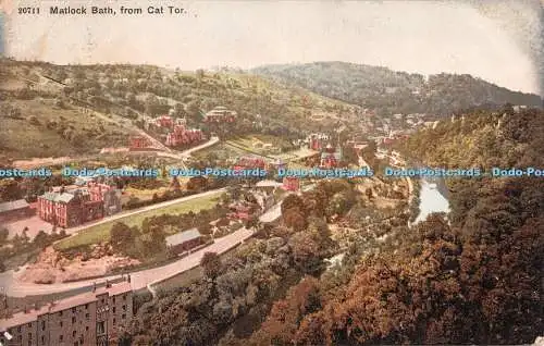 R537966 20711 Matlock Bath from Cat Tor Photochrom 1907