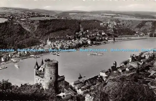 R531931 Burg Katz St Goar und St Goarshausen am Rhein Schoning Agfa N R 2541