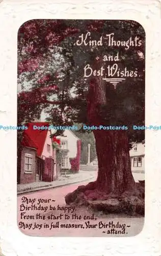 R530166 Freundliche Gedanken und beste Wünsche Baum 1934