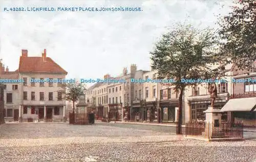 R535348 F 43282 Lichfield Market Place and Johnsons House Celesque Series Photoc