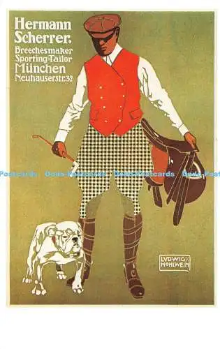 R530199 Hermann Scherrer Reithose Sport Schneider Dalkeith Classic Poster S