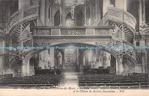 R535368 421 Paris Eglise Saint Etienne du Mont Le Jube et la Chasse de Sainte Ge