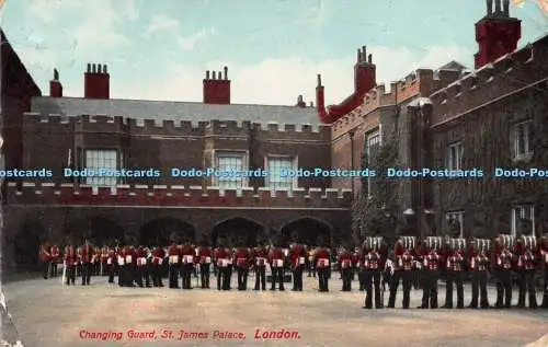 R531993 London St James Palace Changing Guard Brown and Rawcliffe 1912