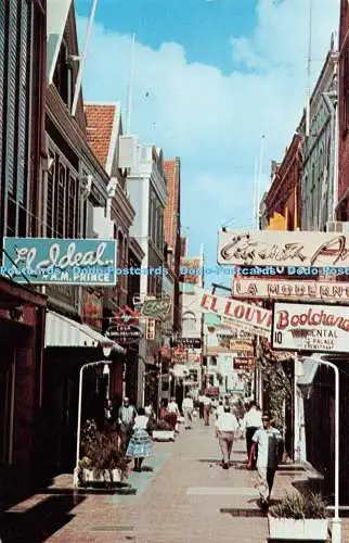 R530255 Heerenstraat eine der führenden Einkaufsstraßen Williamstad Curacao Niederlande