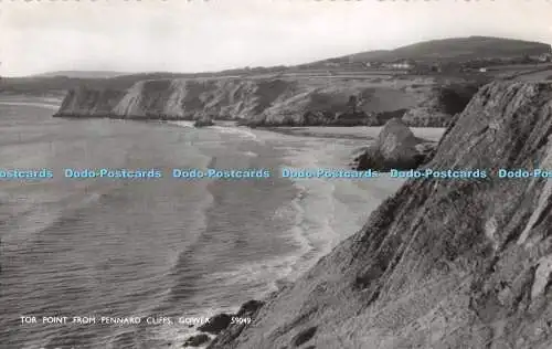 R532163 Gower Tor Point von Pennard Cliffs 1961
