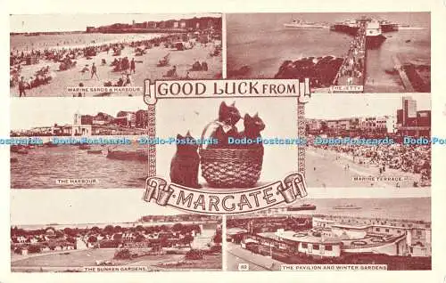 R532205 Viel Glück von Margate The Harbour A H und S Paragon Serie Multi View