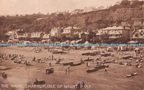 R538246 Shore Shanklin Isle of Wight P 157 British photogravure postcards Martin