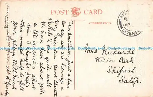 R538262 Liverpool River mit Blick auf Seacombe State Series No 1558 S P C