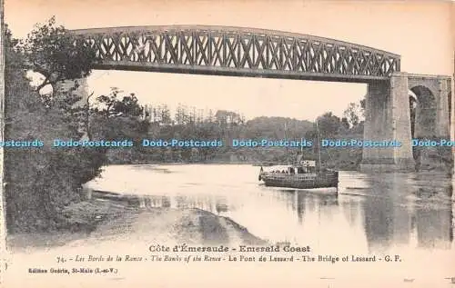 R532246 Smaragdküste Die Ufer der Rance Die Brücke von Lessard Guerin