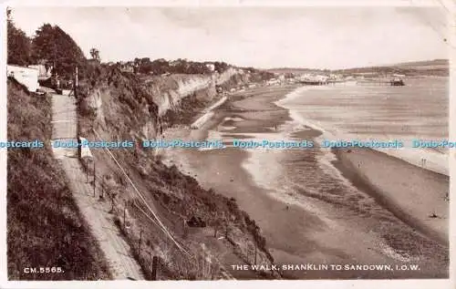 R538293 C M 5565 Walk Shanklin to Sandown I O W Sun Ray Series T and C B RP 1949