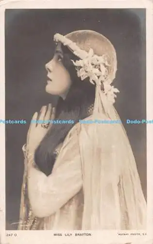R535661 Miss Lily Brayton Rotary Photo Johnston and Hoffmann 1905