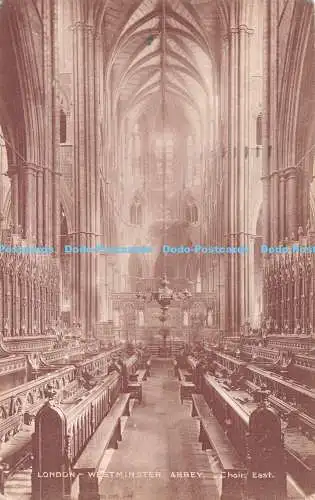 R538319 London Westminster Abbey Choir East London Stereoscopic Companys LESCO S