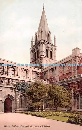 R538323 24295 Oxford Cathedral from Cloisters S P C K Series Photochrom