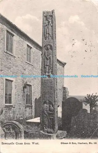 R538359 Bewcastle Cross from West Gibson No 191 1907