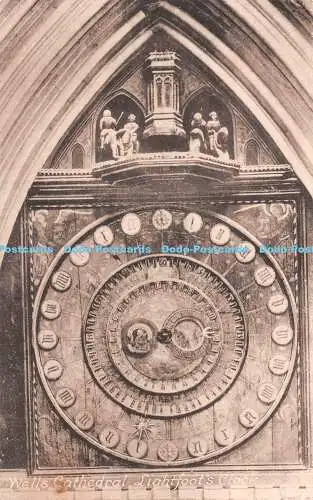 R535801 Wells Cathedral Lightfoot Clock F Frith No 31340 1919