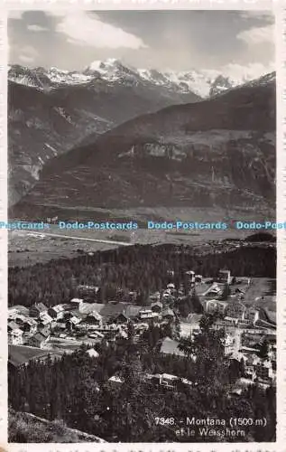 R538479 7348 Montana et le Weisshorn Societe Graphique A C F 3 10 1939 1946