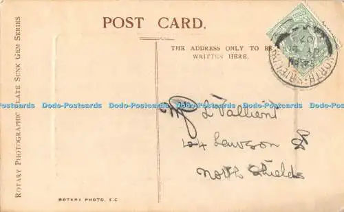 R532454 Rumpf Rathaus Rotary Photographic Plate Sunk Gem Series 1907