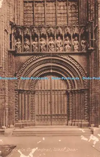 R535905 Lincoln Cathedral West Door F Frith No 12448 A