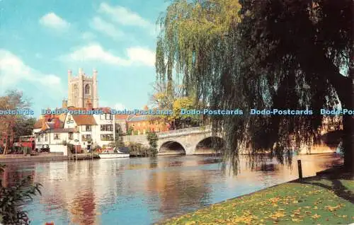 R533837 Brücke und Kirche Henley an der Themse PT10227 Colourmaster International Pr