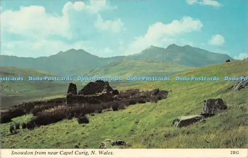 R533850 Snowdon aus der Nähe von Capel Curig N Wales 2BG Harvey Barton