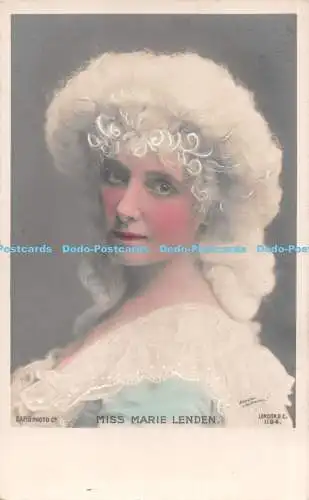 R535968 Miss Marie Lenden Rapid Photo Printing Johnston and Hoffmann