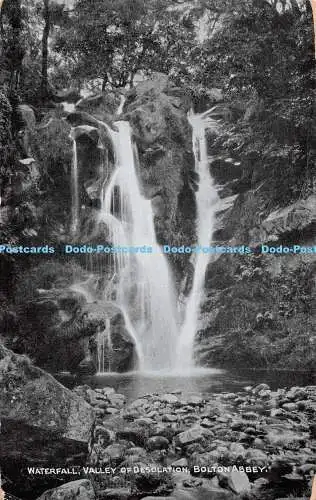 R538650 Bolton Abbey Valley of Desolation Wasserfall E T W Dennis Dainty Serie