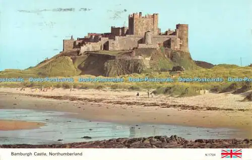 R533952 Bamburgh Castle Northumberland N 1704 Dennis 1985