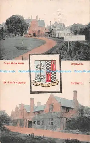 R538763 Droitwich Royal Sole Bath St John Hospital F G W Sage Multi View 1906