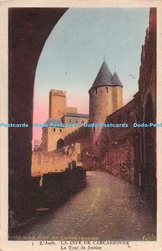 R538771 L Aude La Cite de Carcassonne La Tour de Justice Narbo