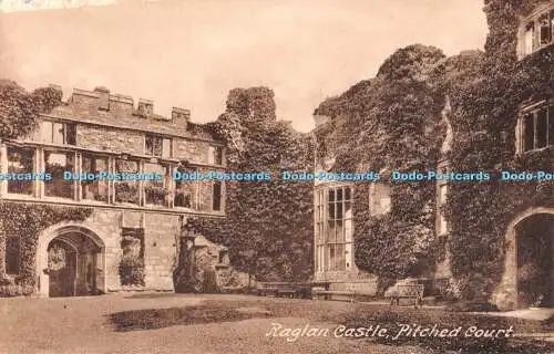 R534026 Raglan Castle Pitched Court F Frith No 32533