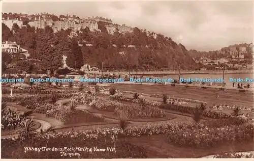 R536215 Torquay Abbey Gardens Rock Walk and Vane Hill F H Gibbs