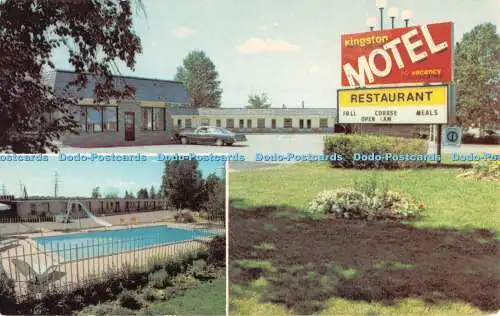 R534137 Kingston Motel and Restaurant Werbegrafik Prismaflex Farbe Wils