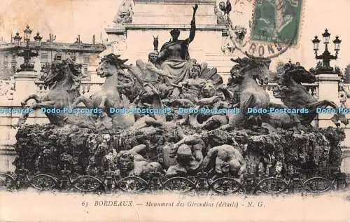 R538977 Bordeaux Monument des Girondins Details N G