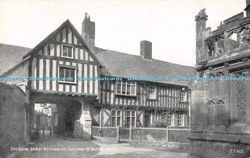 R538985 Evesham Abbot Reginald Gateway and Old Vicarage C W Baylis E T W D