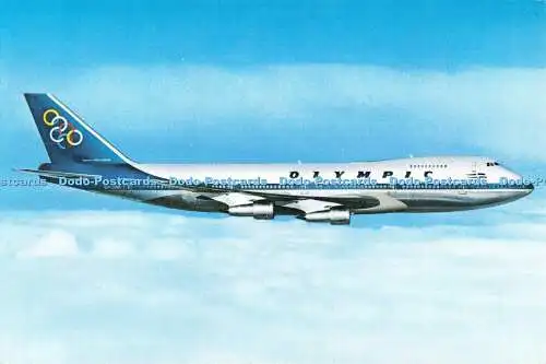 R534205 Olympic Airways Boeing 747 200 B Jumbo Jet Char I Papadopoulos S A