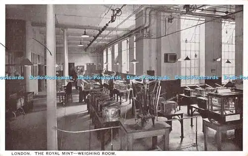 R536331 London The Royal Mint Weighing Room