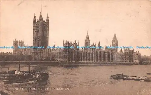 R534276 London Houses of Parliament C F Castle Lesco Serie