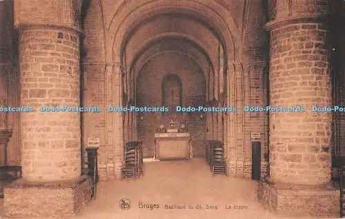 R536428 Brügge Basilique du St Sang La Crypte Hosten Soeurs Nels