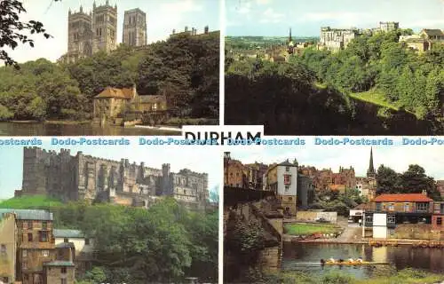 R534388 Durham The Castle Cathedral and River Wear Elvet Bridge and River Wear M