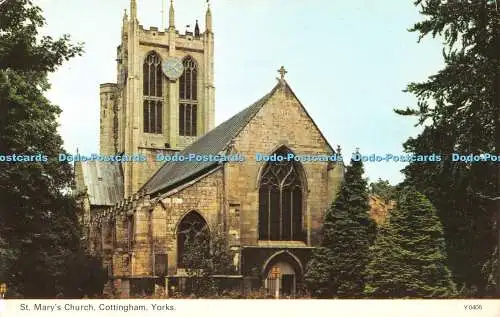 R534392 Yorks Cottingham St Mary Church E T W Dennis Photocolour 1985