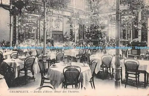 R539192 Champeaux Jardin d Hiver Diner des Theatres