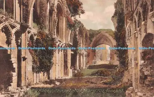 R539198 Glastonbury Abbey Chapel of St Mary St Joseph F Frith No 52051