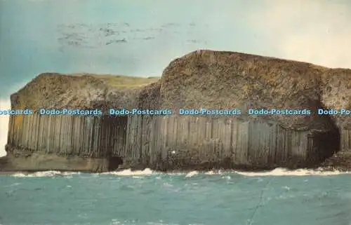 R534413 Isle of Staffa mit Fingalhöhle und Basaltsäulen Jarrold Cotman Col