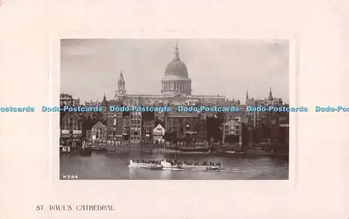 R534485 St Paul Cathedral Rotary Photographic Plate Sunk Gem Series 1915