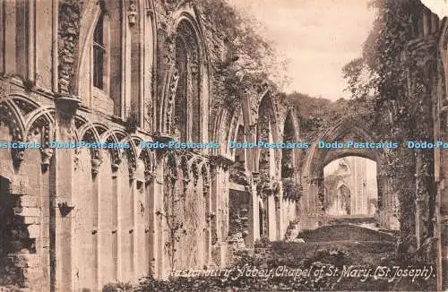 R534529 Glastonbury Abbey Chapel of St Mary St Joseph F Frith No 23916